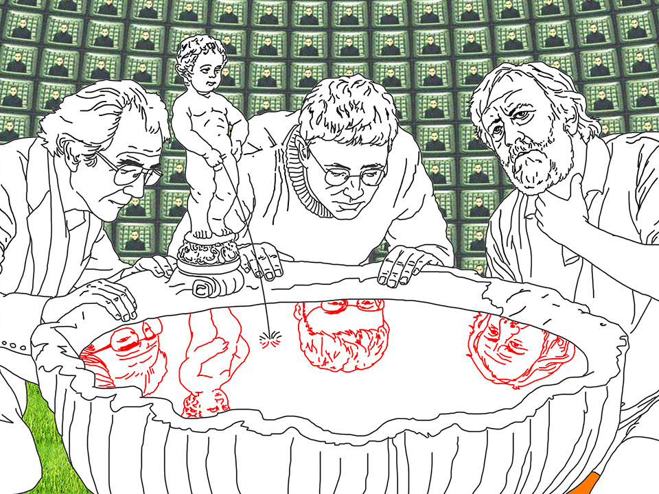 Baudrillard, Debord, Žižek: A Small Gathering 鲍德里亚、居伊德波、齐泽克的一场小聚